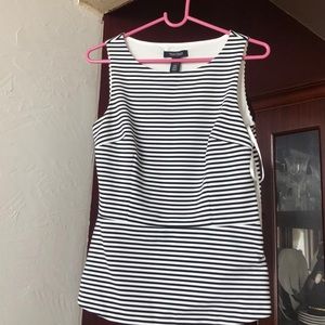 White and Black top